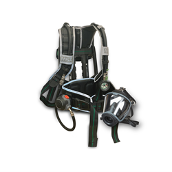 MSA M1 SCBA Med Back Plate